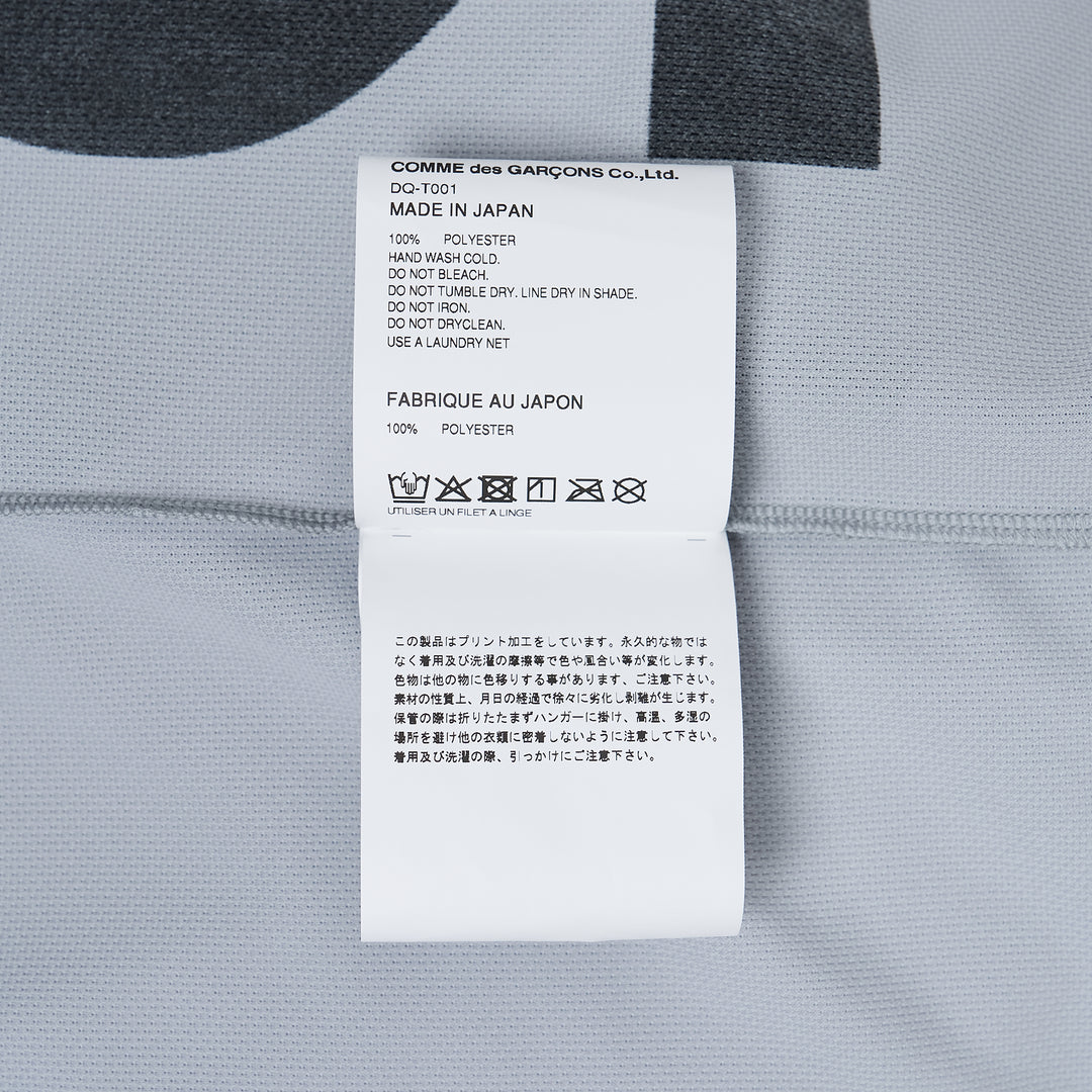 Back Pin Mesh Printed Pattern Tee
