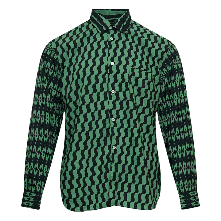 COMME des GARCONS HOMME PLUS Wavy Pattern Button Shirt – Available at Club 21, Official Retailer in Singapore, Malaysia & Thailand with Global Shipping Online