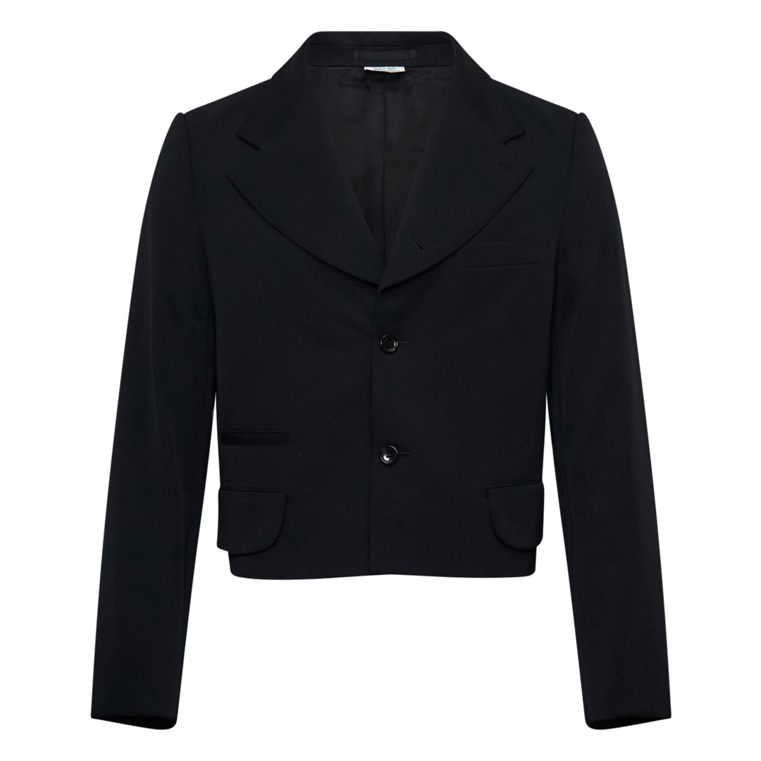 COMME des GARCONS HOMME PLUS Cropped Wool Boxy Jacket – Available at Club 21, Official Retailer in Singapore, Malaysia & Thailand with Global Shipping Online