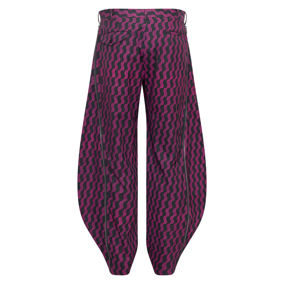 COMME des GARCONS HOMME PLUS Wavy Striped Wool Pants – Available at Club 21, Official Retailer in Singapore, Malaysia & Thailand with Global Shipping Online