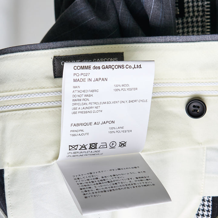 COMME des GARCONS HOMME PLUS Houndstooth Check Pattern Pants – Available at Club 21, Official Retailer in Singapore, Malaysia & Thailand with Global Shipping Online