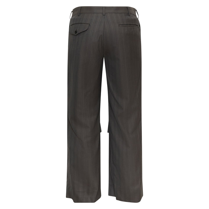 COMME des GARCONS HOMME PLUS Wool Stripe Zip Pants – Available at Club 21, Official Retailer in Singapore, Malaysia & Thailand with Global Shipping Online