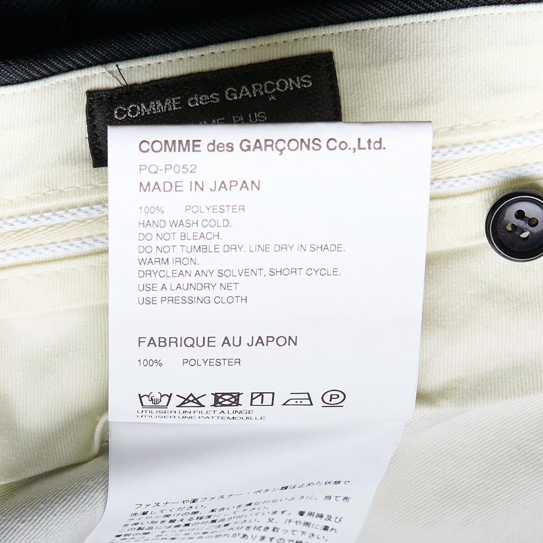 COMME des GARCONS HOMME PLUS Zip Detail Panel Pants – Available at Club 21, Official Retailer in Singapore, Malaysia & Thailand with Global Shipping Online