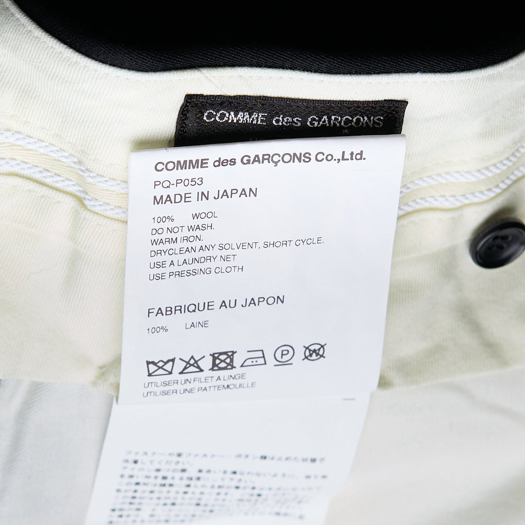 COMME des GARCONS HOMME PLUS Side Contrast Stitch Wool Pant – Available at Club 21, Official Retailer in Singapore, Malaysia & Thailand with Global Shipping Online