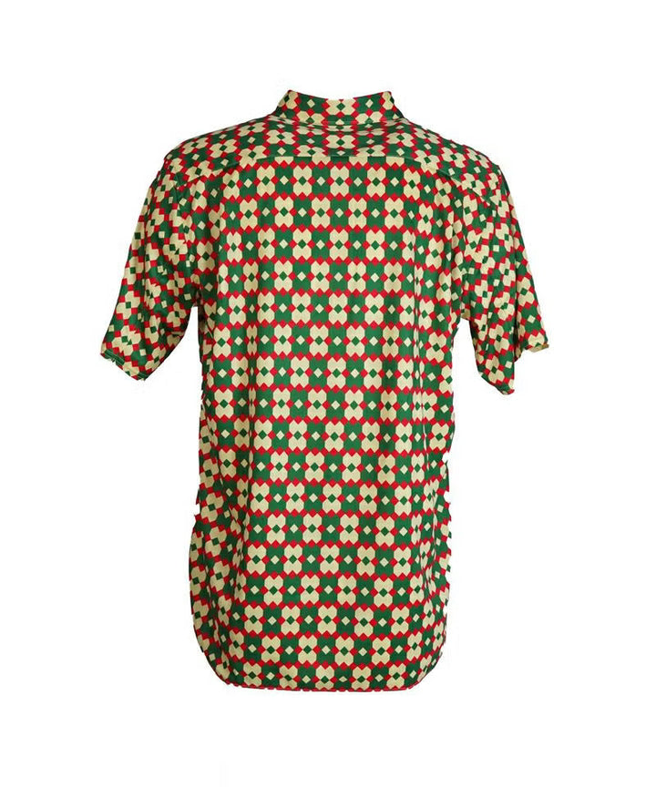 Multi-colour Mesh Printed Shirt