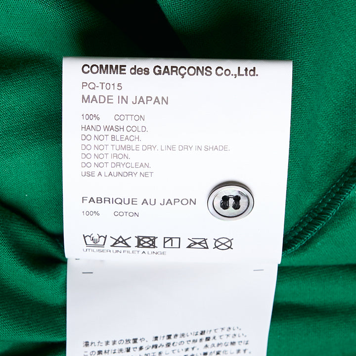 COMME des GARCONS HOMME PLUS Bold Printed Pattern Cotton Jersey Polo – Available at Club 21, Official Retailer in Singapore, Malaysia & Thailand with Global Shipping Online