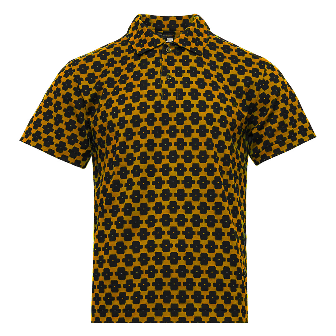COMME des GARCONS HOMME PLUS Bold Printed Pattern Cotton Polo – Available at Club 21, Official Retailer in Singapore, Malaysia & Thailand with Global Shipping Online