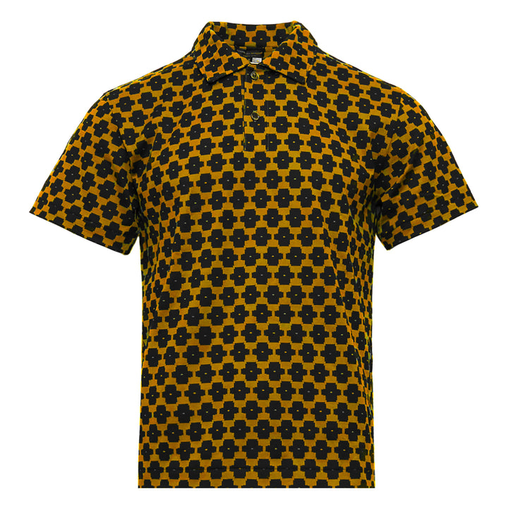 COMME des GARCONS HOMME PLUS Bold Printed Pattern Cotton Polo – Available at Club 21, Official Retailer in Singapore, Malaysia & Thailand with Global Shipping Online