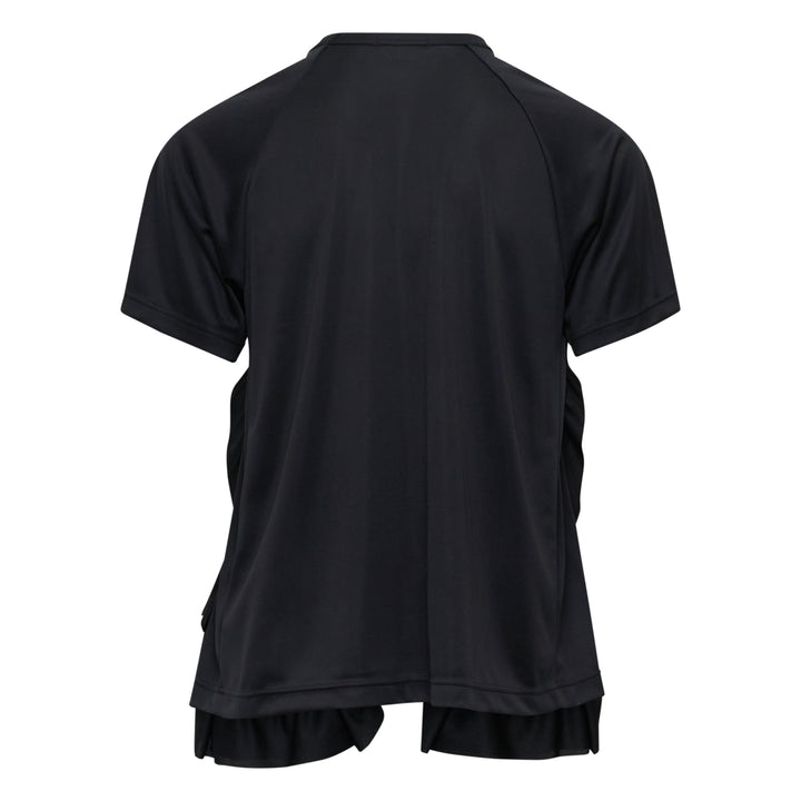 COMME des GARCONS HOMME PLUS Waterfall Ruffled Panel Zip Tee – Available at Club 21, Official Retailer in Singapore, Malaysia & Thailand with Global Shipping Online