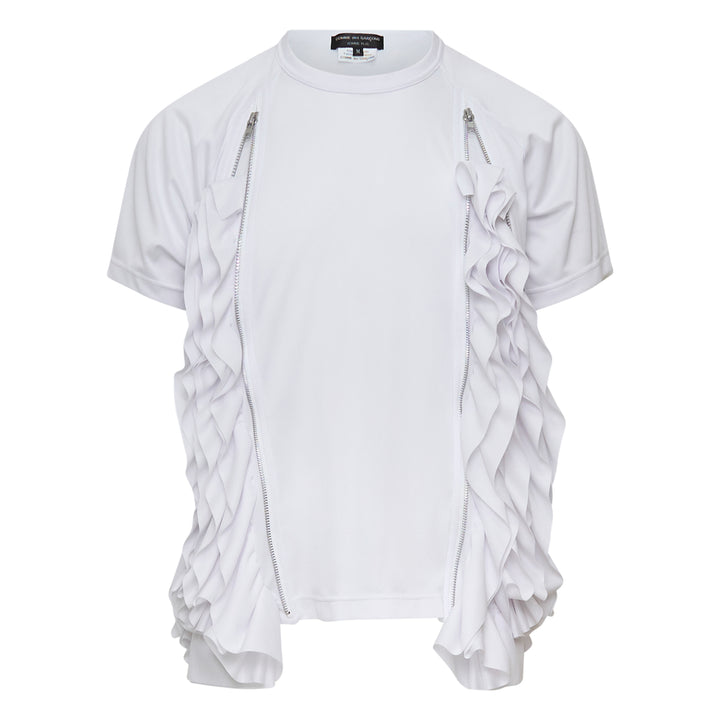 COMME des GARCONS HOMME PLUS Waterfall Ruffled Panel Tee – Available at Club 21, Official Retailer in Singapore, Malaysia & Thailand with Global Shipping Online
