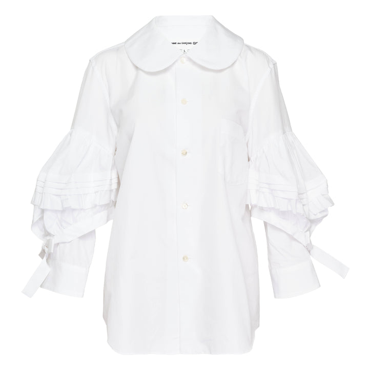 COMME des GARCONS GIRL Cotton Broad Blouse – Available at Club 21, Official Retailer in Singapore, Malaysia & Thailand with Global Shipping Online
