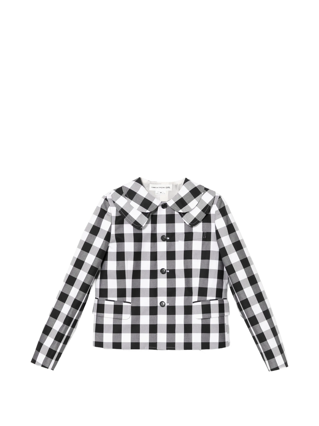 Cotton Big Gingham Check Jacket