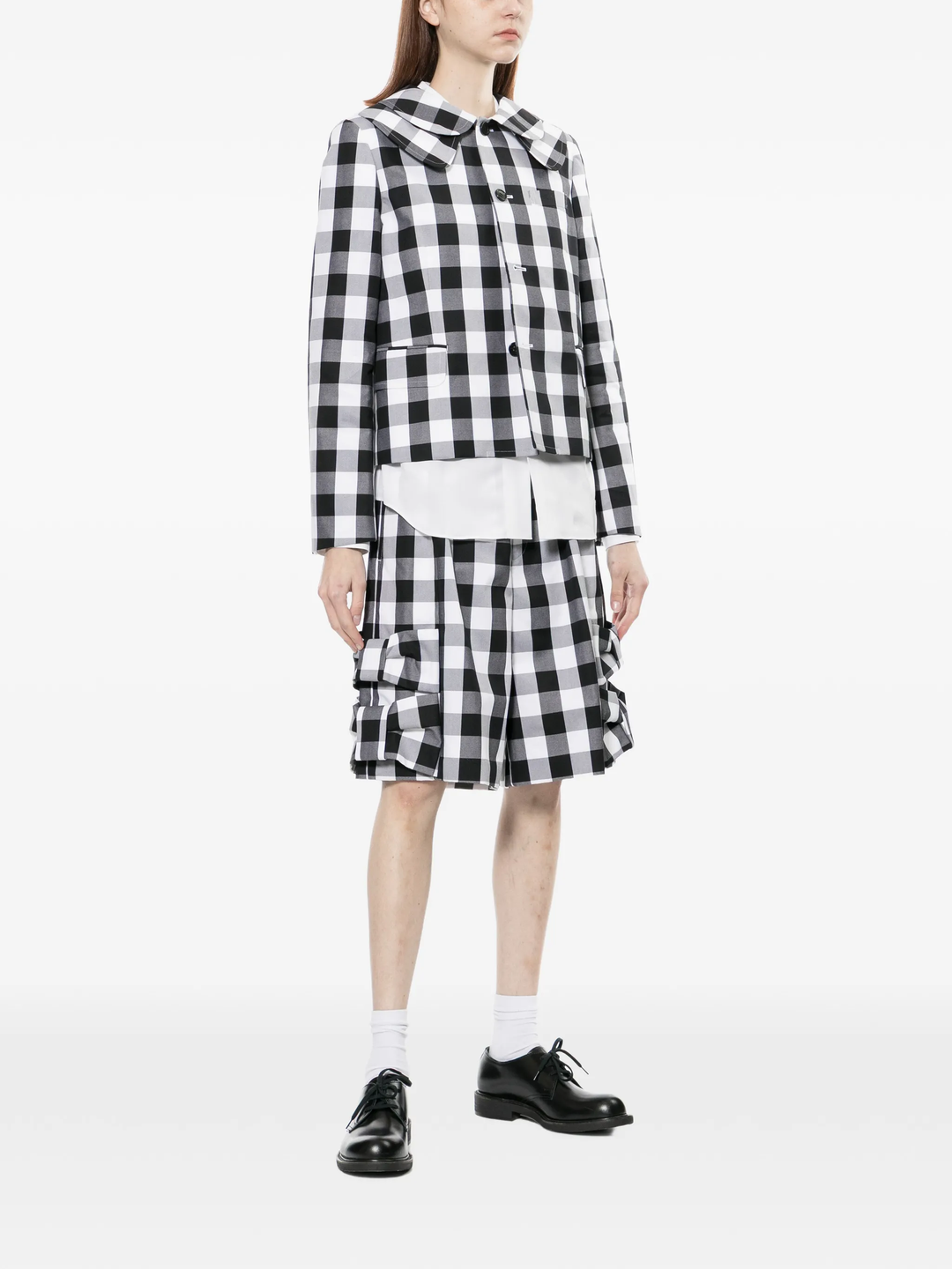 Cotton Big Gingham Check Jacket
