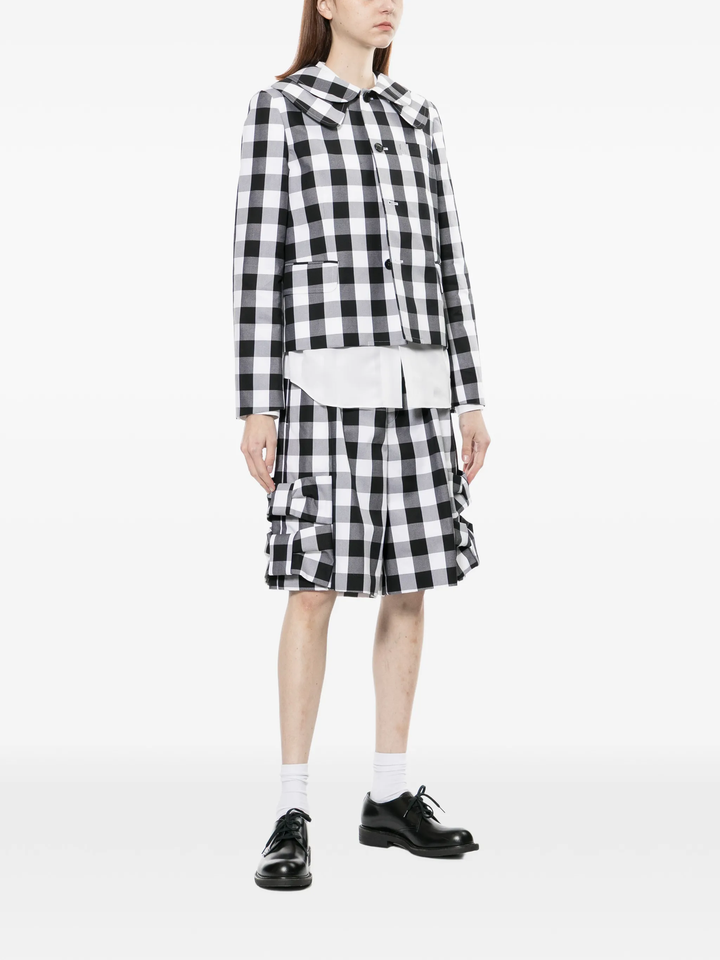 Cotton Big Gingham Check Jacket