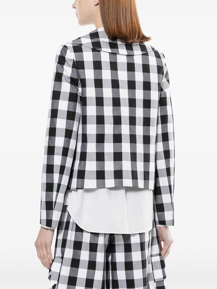 Cotton Big Gingham Check Jacket