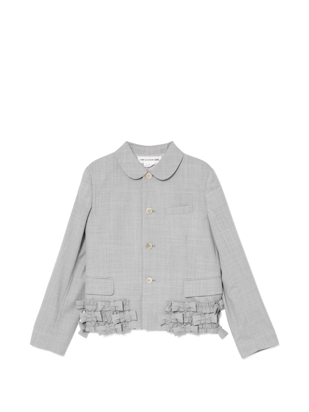 Wool Tropical Colour Stripe Jacket