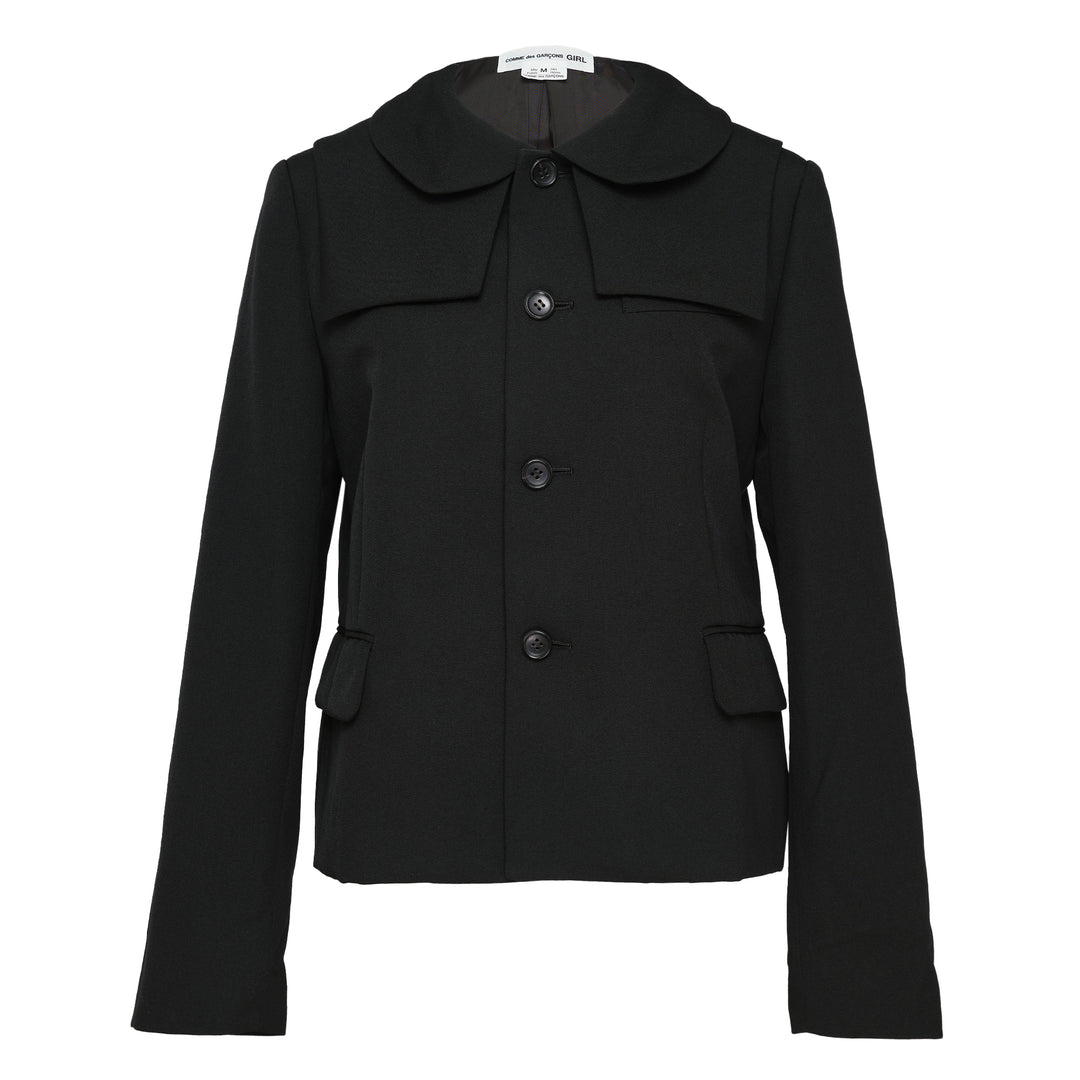 COMME des GARCONS GIRL Wool Gabardine Jacket – Available at Club 21, Official Retailer in Singapore, Malaysia & Thailand with Global Shipping Online