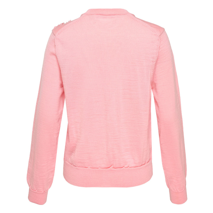 COMME des GARCONS GIRL Wool Jersey Ribbon Embroidery Cardigan – Available at Club 21, Official Retailer in Singapore, Malaysia & Thailand with Global Shipping Online