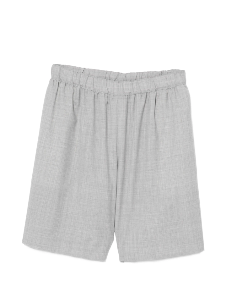 Wool Tropical Colour Stripe Shorts