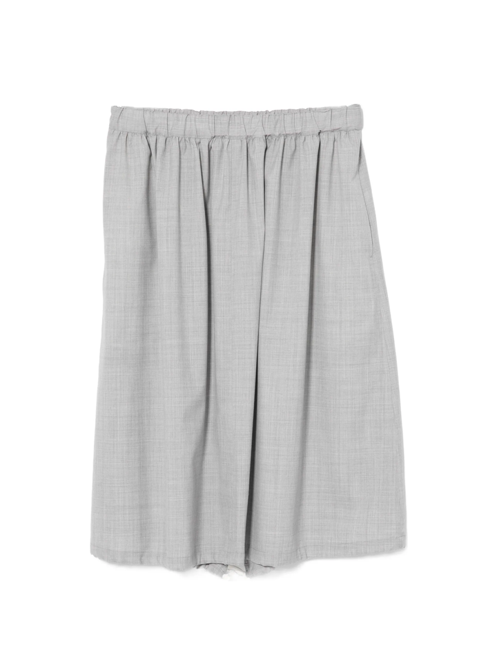 Wool Tropical Colour Stripe Skirt