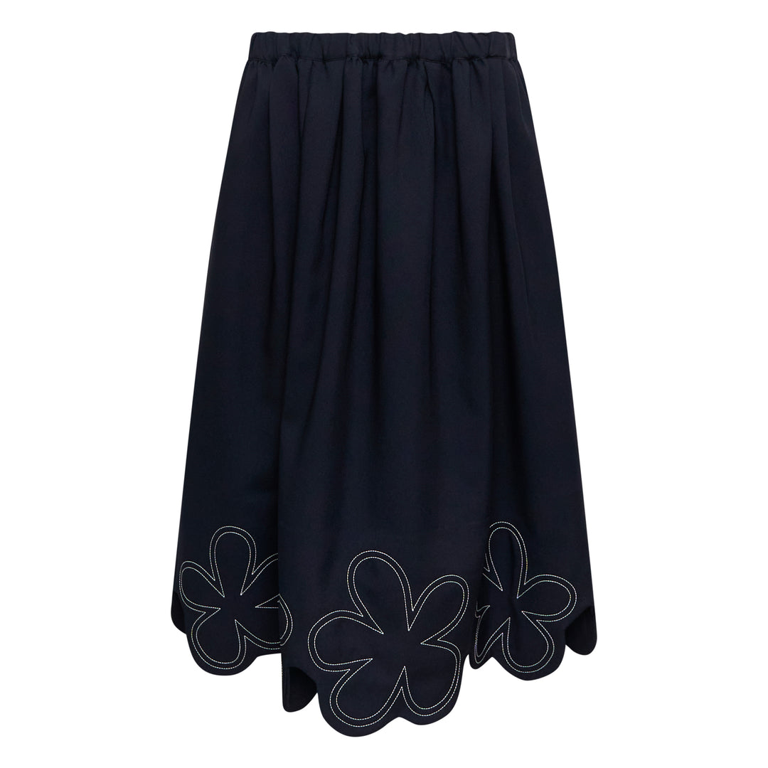COMME des GARCONS GIRL Polyester Gabardine Stitch Work Skirt – Available at Club 21, Official Retailer in Singapore, Malaysia & Thailand with Global Shipping Online