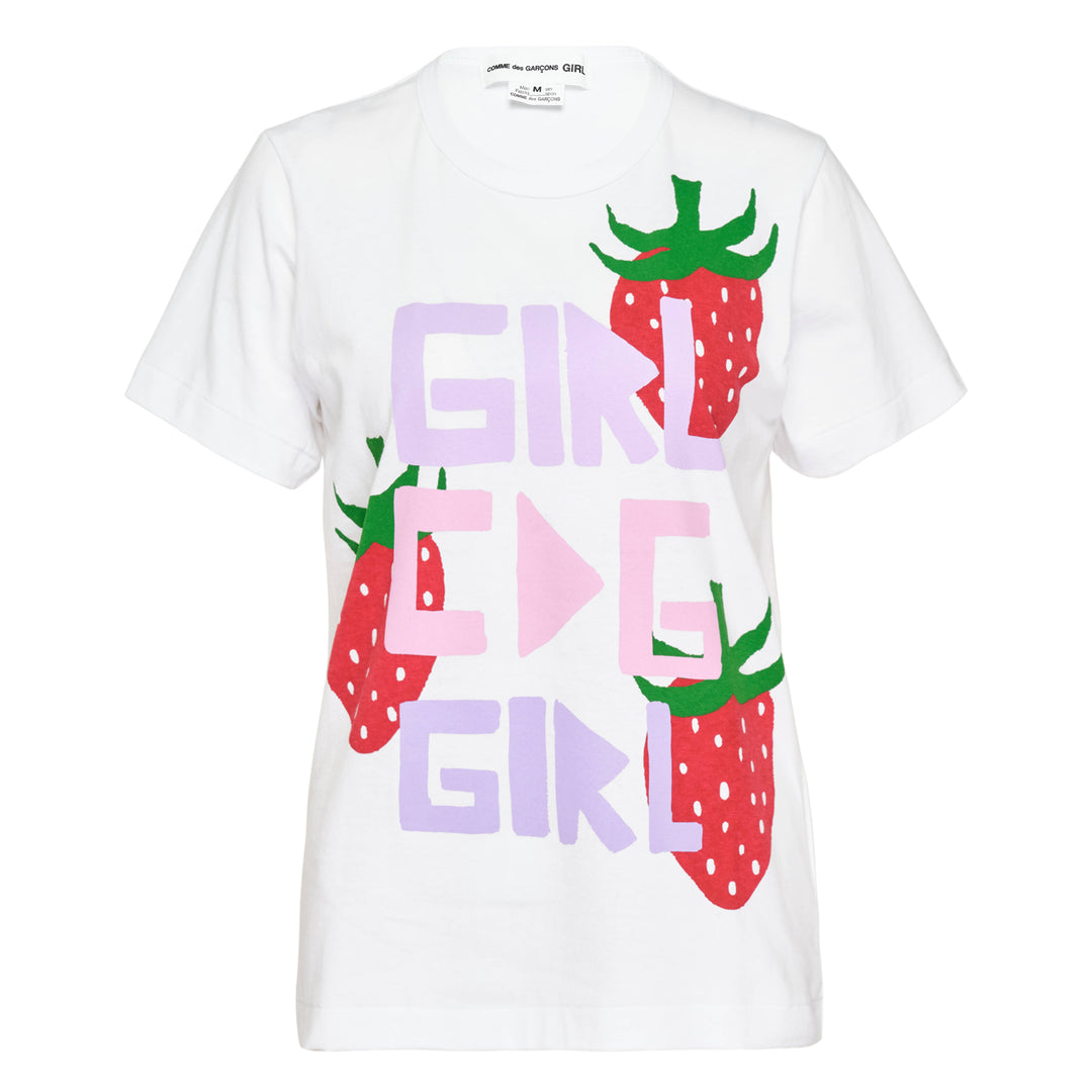 COMME des GARCONS GIRL Cotton Jersey T-Shirt – Available at Club 21, Official Retailer in Singapore, Malaysia & Thailand with Global Shipping Online