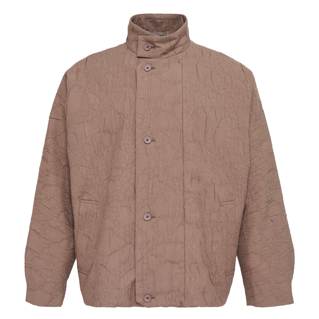 Shrink Jacquard Blouson