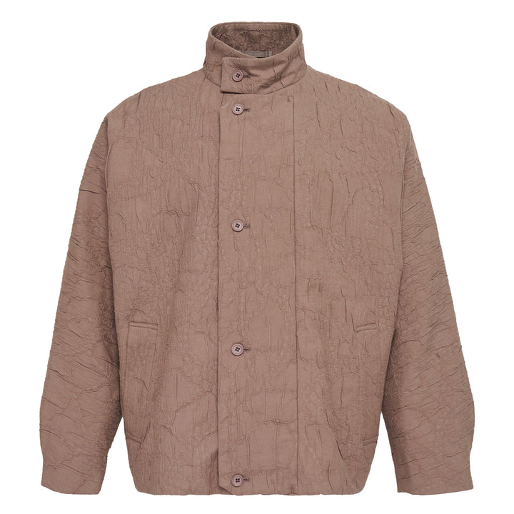 Shrink Jacquard Blouson