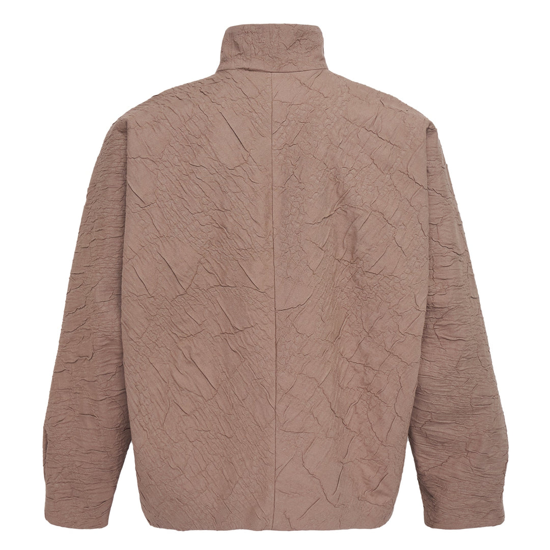 Shrink Jacquard Blouson