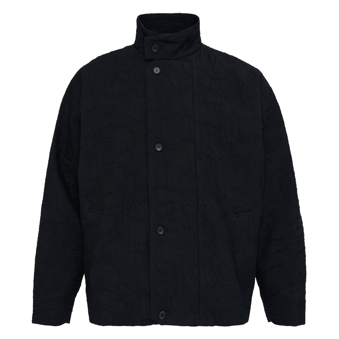 Shrink Jacquard Blouson