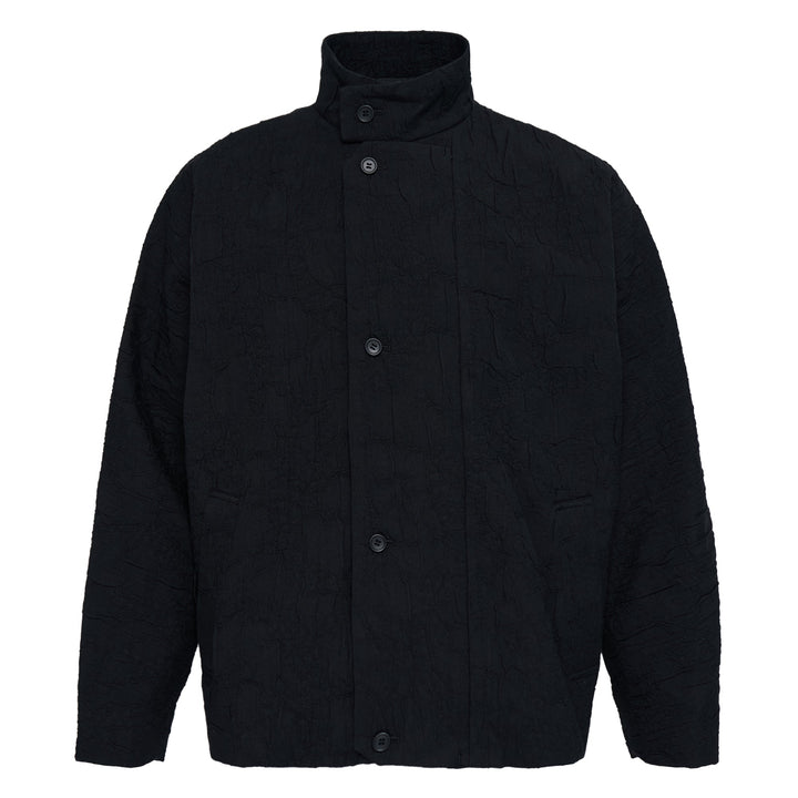 Shrink Jacquard Blouson
