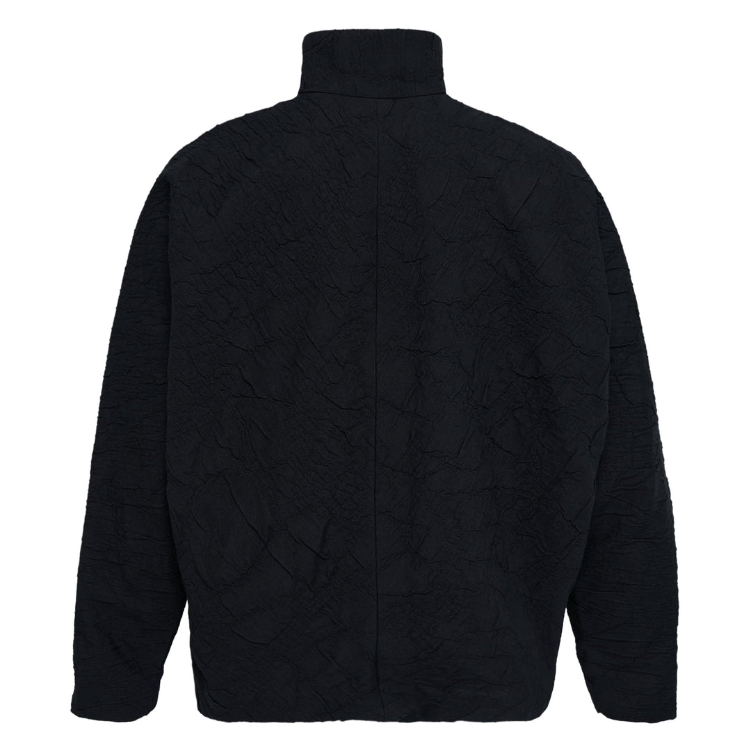 Shrink Jacquard Blouson