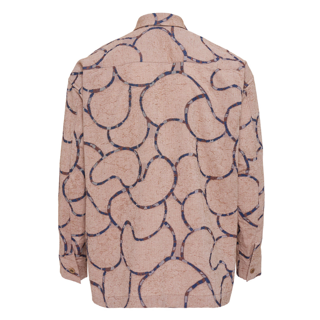 Vase Jacquard Long Sleeve Shirt