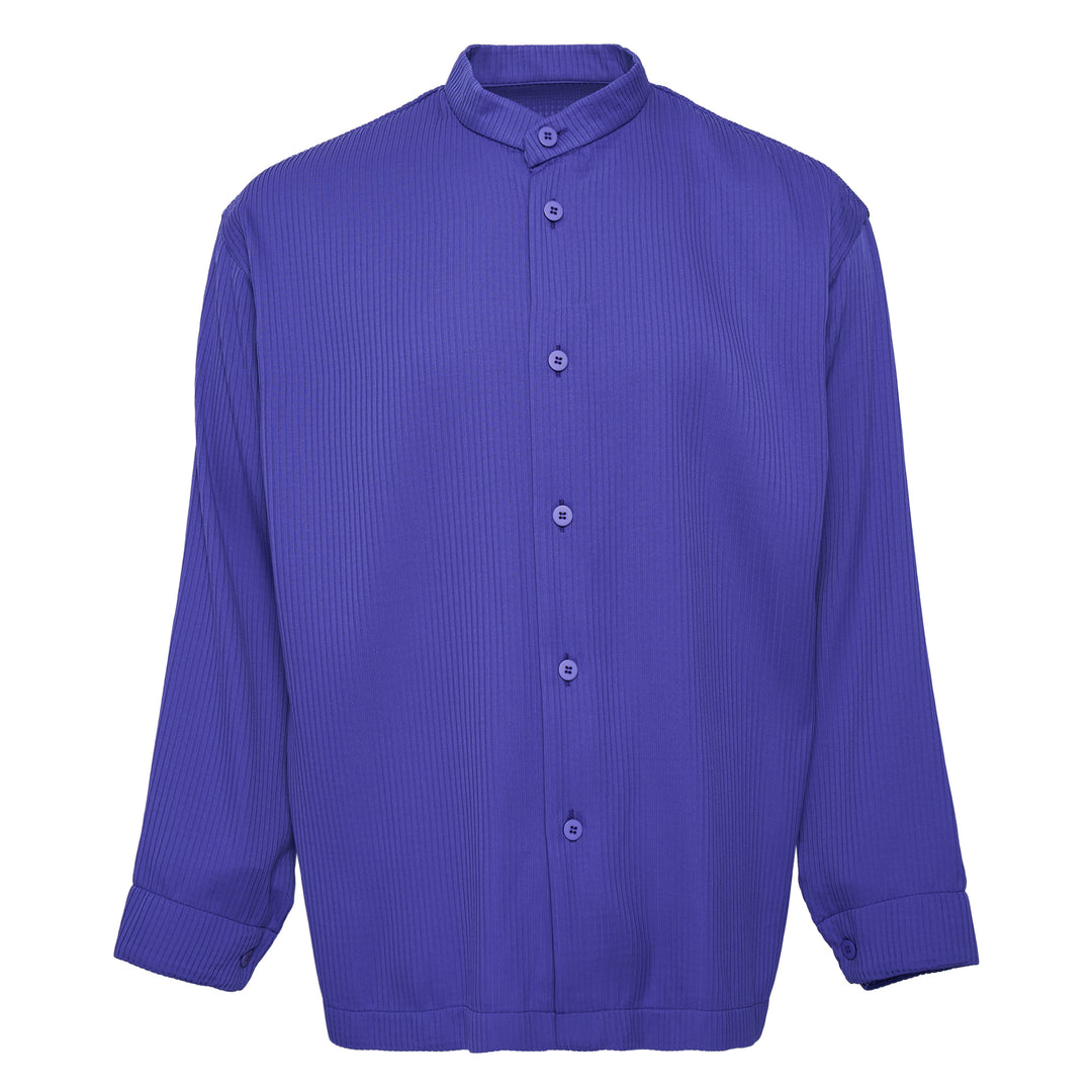 One Side Tuck Long Sleeve Shirt
