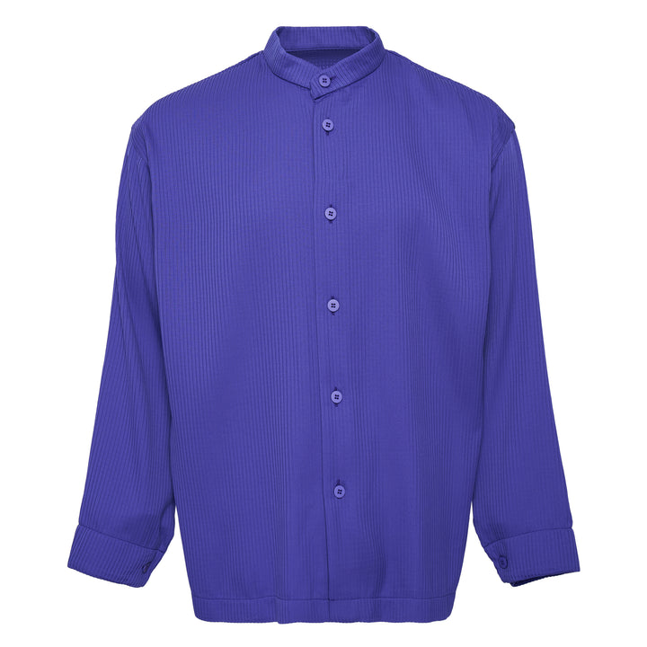 One Side Tuck Long Sleeve Shirt