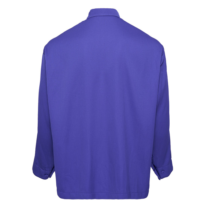 One Side Tuck Long Sleeve Shirt