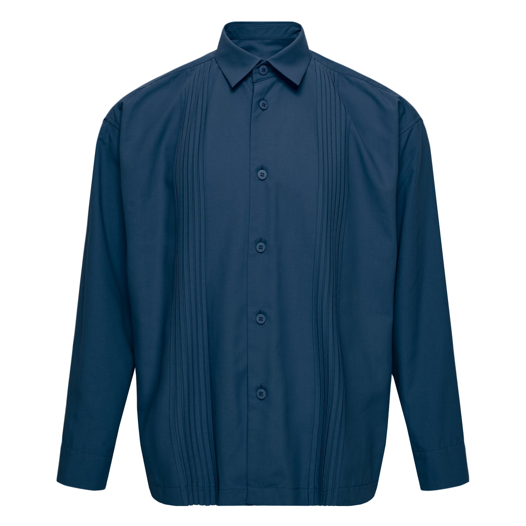 Pleats Long Sleeve Shirt