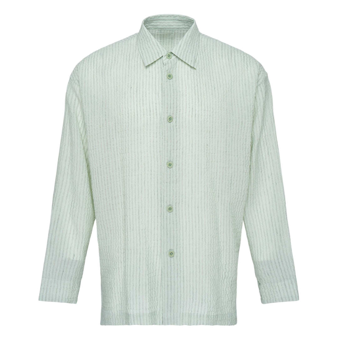 IM MEN Stripe Linen Long Sleeve Shirt – Available at Club 21, Official Retailer in Singapore, Malaysia & Thailand with Global Shipping Online