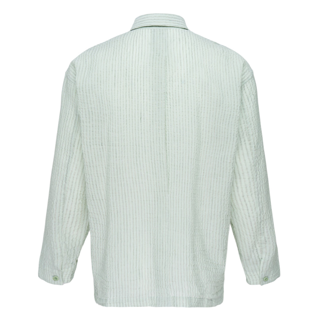 IM MEN Stripe Linen Long Sleeve Shirt – Available at Club 21, Official Retailer in Singapore, Malaysia & Thailand with Global Shipping Online