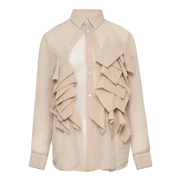 COMME des GARCONS Polyester Georgette Shirt – Available at Club 21, Official Retailer in Singapore, Malaysia & Thailand with Global Shipping Online
