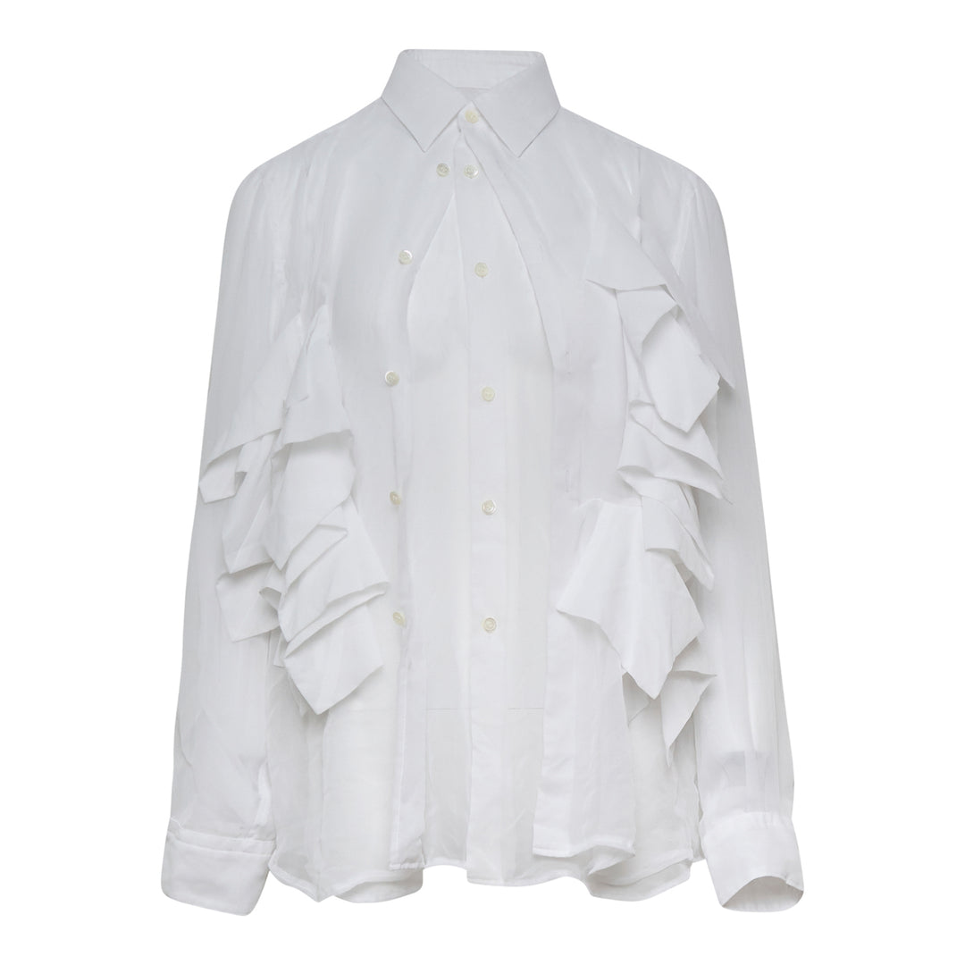 COMME des GARCONS Polyester Georgette Thin Garment Shirt – Available at Club 21, Official Retailer in Singapore, Malaysia & Thailand with Global Shipping Online