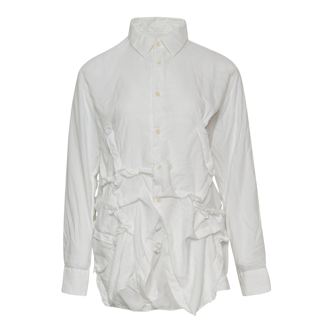 COMME des GARCONS Polyester Broad Garment Treated Shirt – Available at Club 21, Official Retailer in Singapore, Malaysia & Thailand with Global Shipping Online