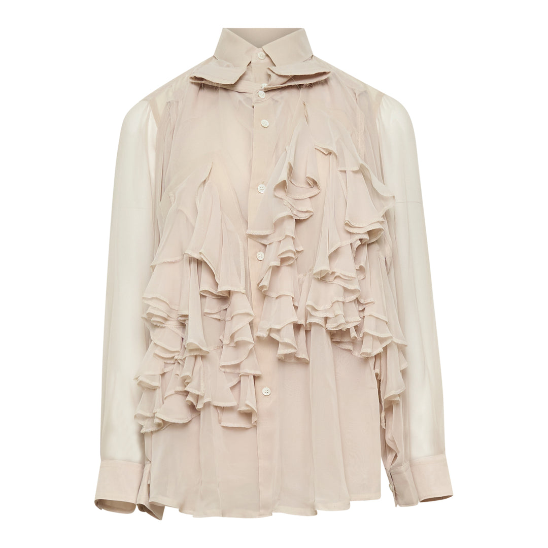 COMME des GARCONS Polyester Georgette Blouse – Available at Club 21, Official Retailer in Singapore, Malaysia & Thailand with Global Shipping Online