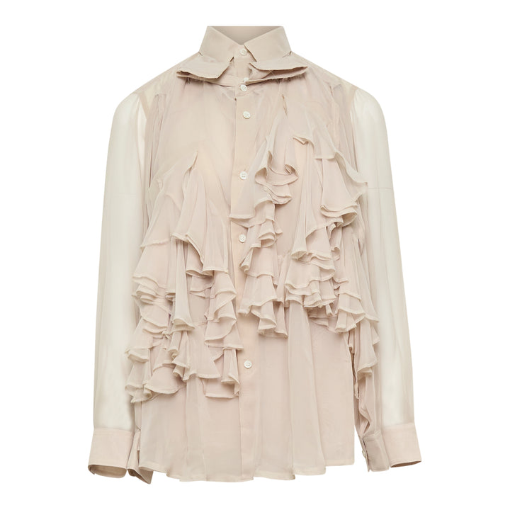 COMME des GARCONS Polyester Georgette Blouse – Available at Club 21, Official Retailer in Singapore, Malaysia & Thailand with Global Shipping Online