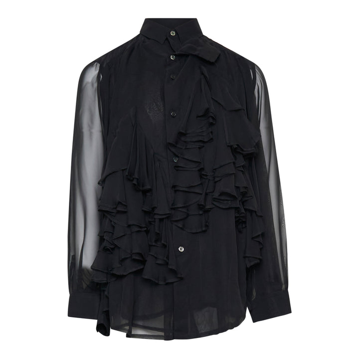 COMME des GARCONS Polyester Georgette Blouse – Available at Club 21, Official Retailer in Singapore, Malaysia & Thailand with Global Shipping Online