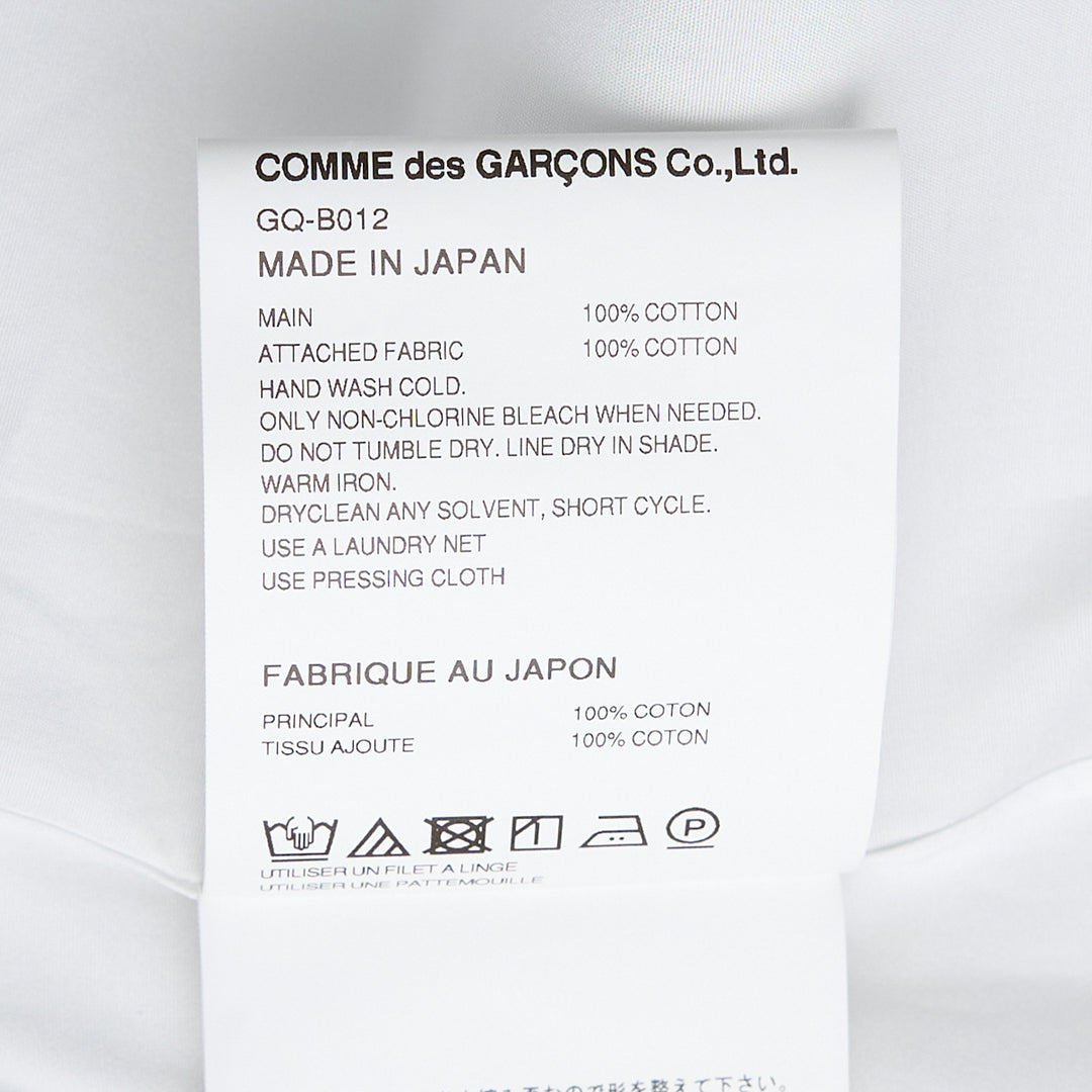 COMME des GARCONS Cotton Broad x Cotton Chemical Blouse – Available at Club 21, Official Retailer in Singapore, Malaysia & Thailand with Global Shipping Online