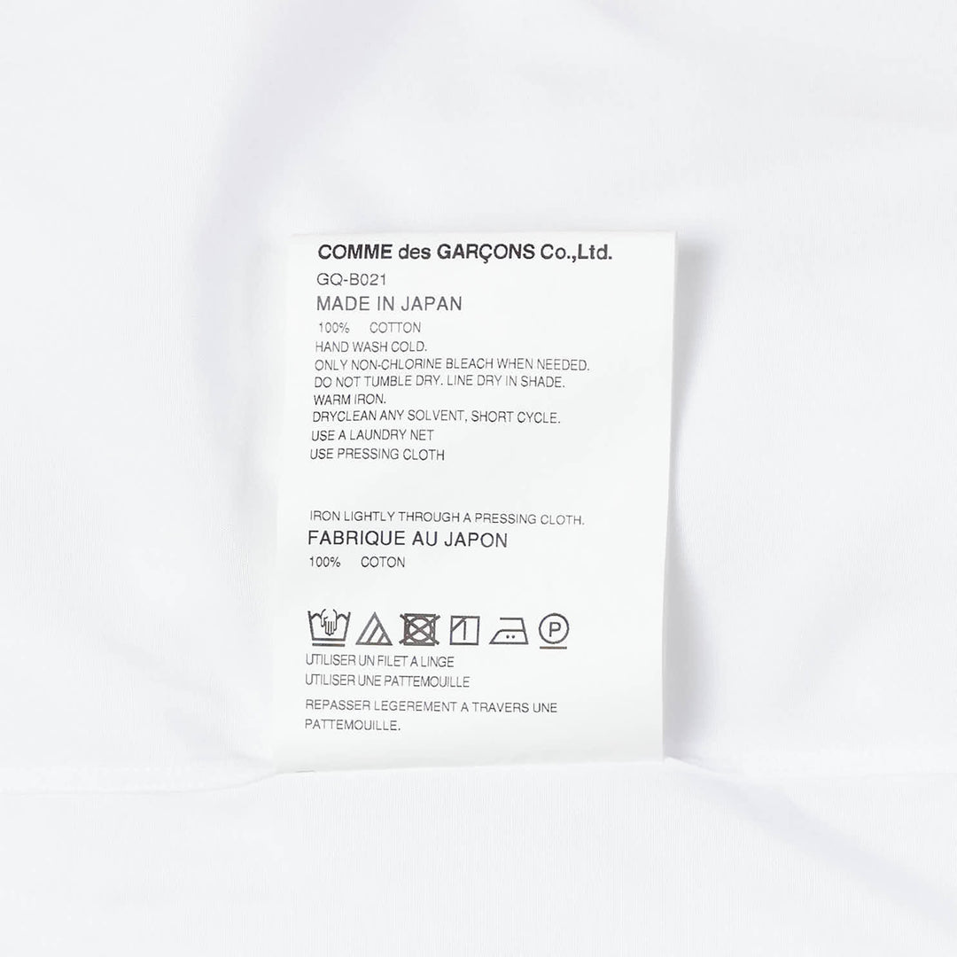 COMME des GARCONS Cotton Broad Shirt – Available at Club 21, Official Retailer in Singapore, Malaysia & Thailand with Global Shipping Online