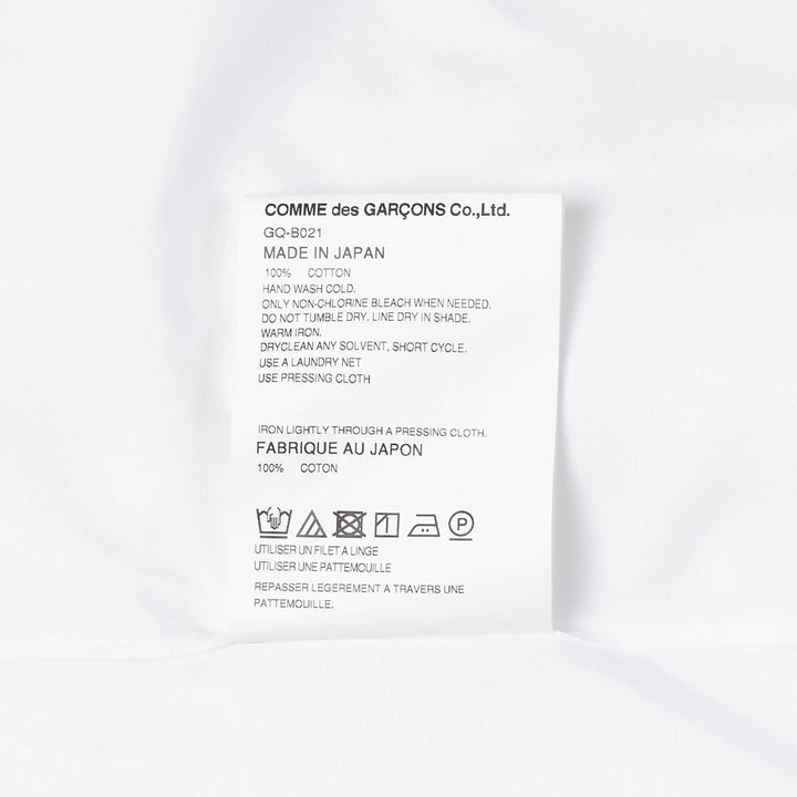 COMME des GARCONS Cotton Broad Shirt – Available at Club 21, Official Retailer in Singapore, Malaysia & Thailand with Global Shipping Online