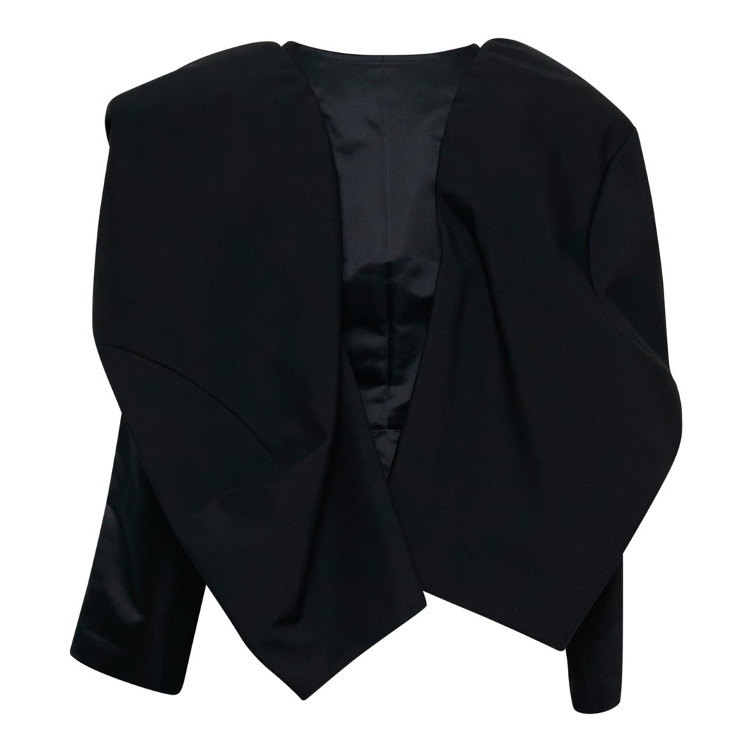 COMME des GARCONS Polyester Satin x Wool Jacket – Available at Club 21, Official Retailer in Singapore, Malaysia & Thailand with Global Shipping Online