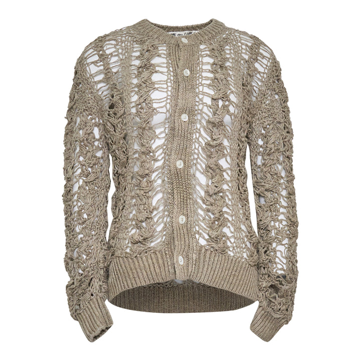 COMME des GARCONS Hemp Knitting Pattern Cardigan – Available at Club 21, Official Retailer in Singapore, Malaysia & Thailand with Global Shipping Online